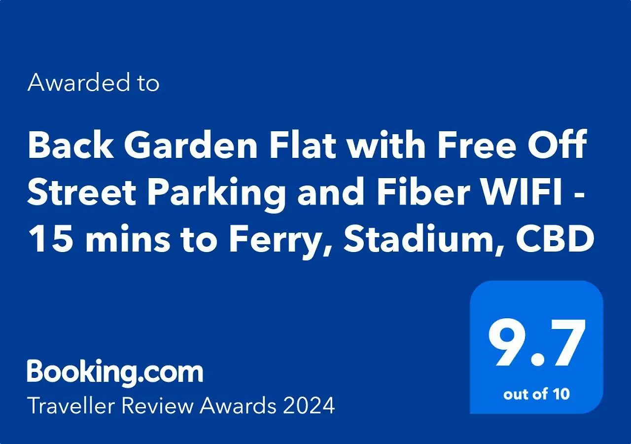 Back Garden Flat With Free On Street Parking And Fiber Wifi - 15 Mins To Ferry, Stadium, Cbd Wellington